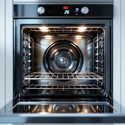 Spotless, hygienically clean oven after cleaning by Oven Cleaner Glasgow
